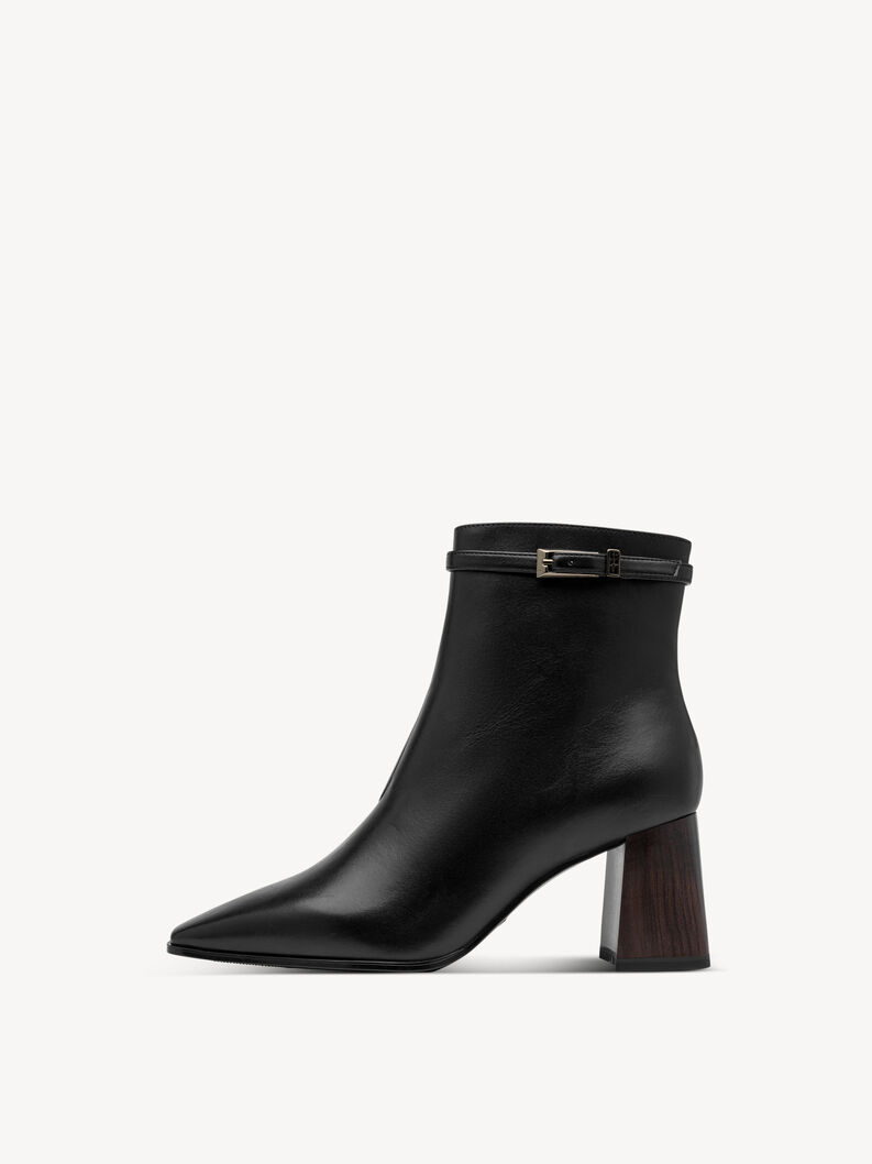Bottine, BLACK LEATHER, hi-res