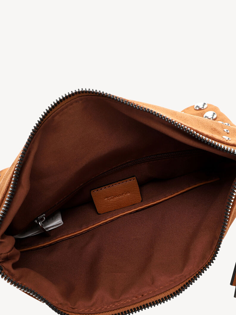 Skuldertaske - brun, COGNAC, hi-res