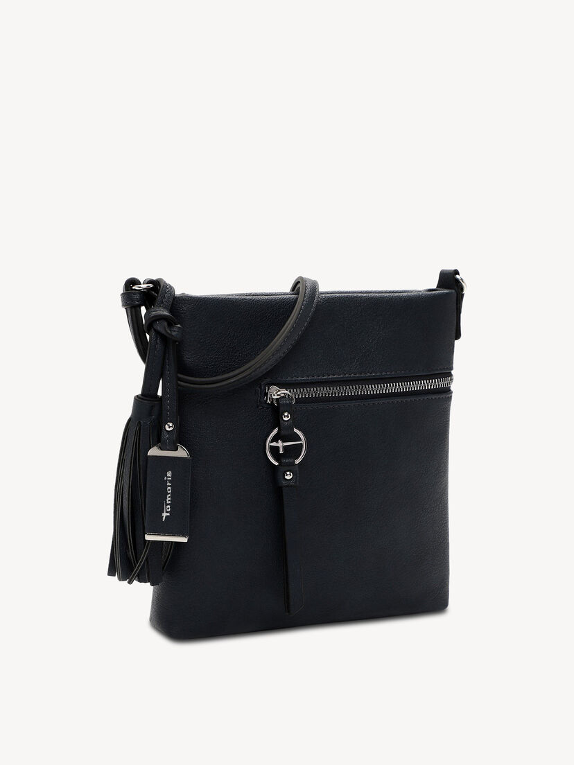 Schoudertas - blauw, blue, hi-res