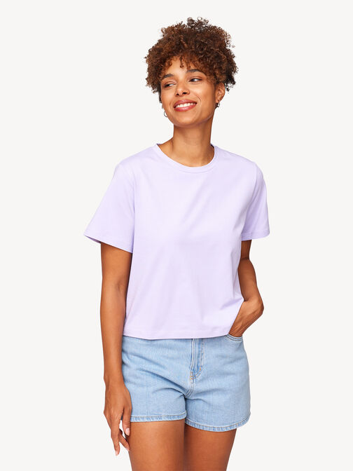 Oversize T-shirt, Lavender, hi-res