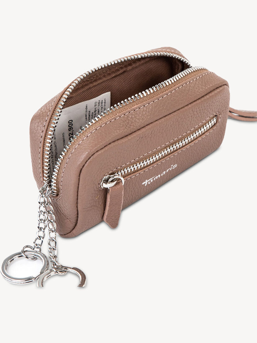 Leren Sleuteletui - bruin, taupe, hi-res