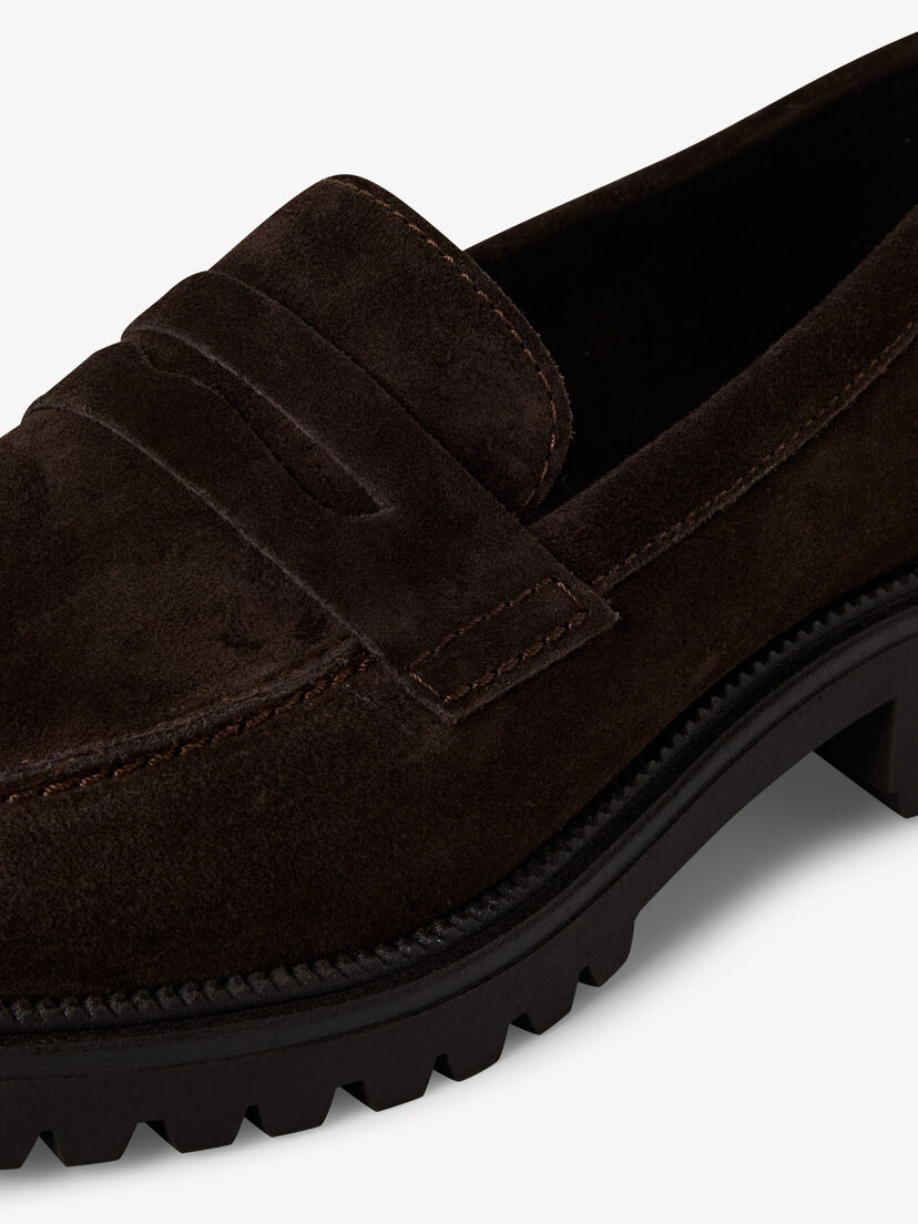 Leren Instappers - bruin, 304, hi-res