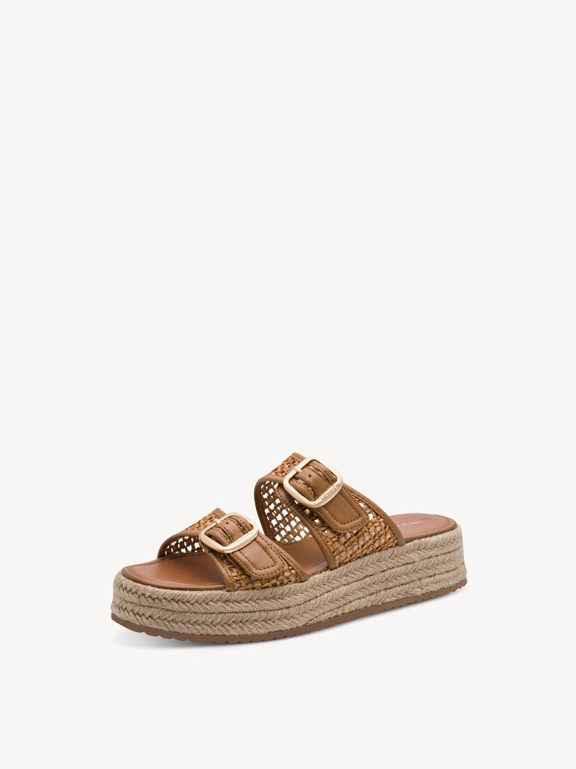 Slipper - bruin, cognac, hi-res