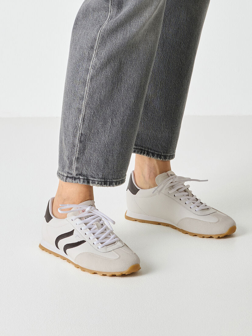 Sneaker, WHITE/BLACK, hi-res