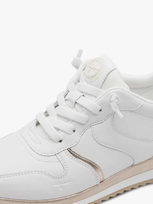 Sneaker, WHITE/GOLD, hi-res