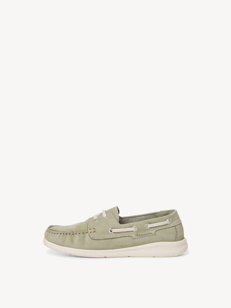 Leather Moccasin - green, PISTACCHIO, hi-res