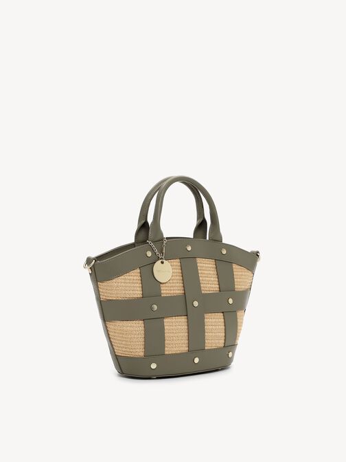 Shopping bag, khaki, hi-res