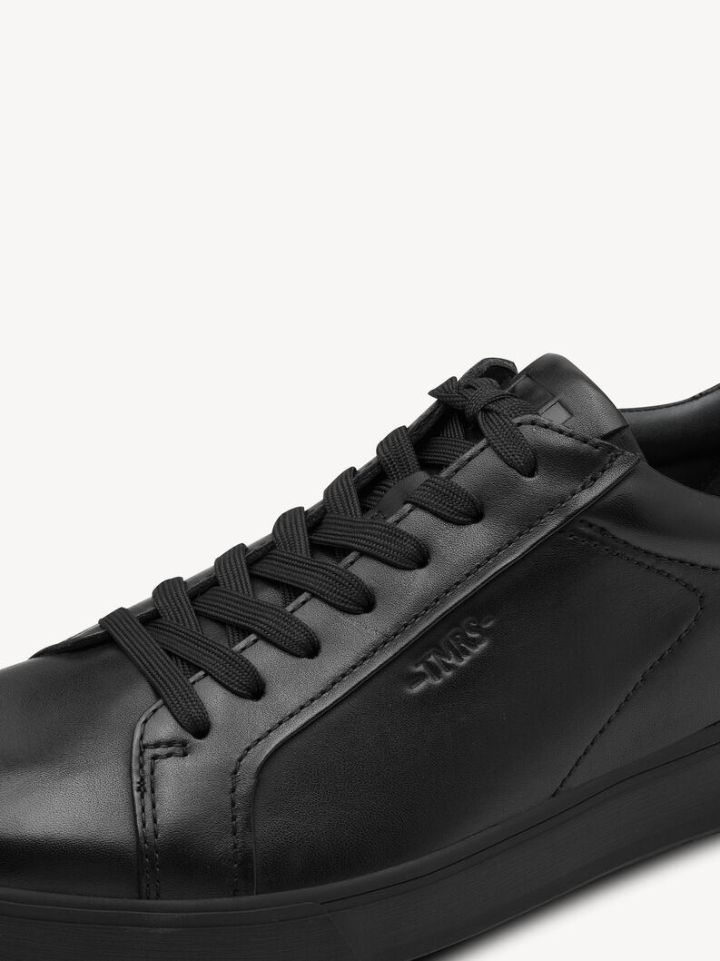 Leather Sneaker - black, BLACK, hi-res