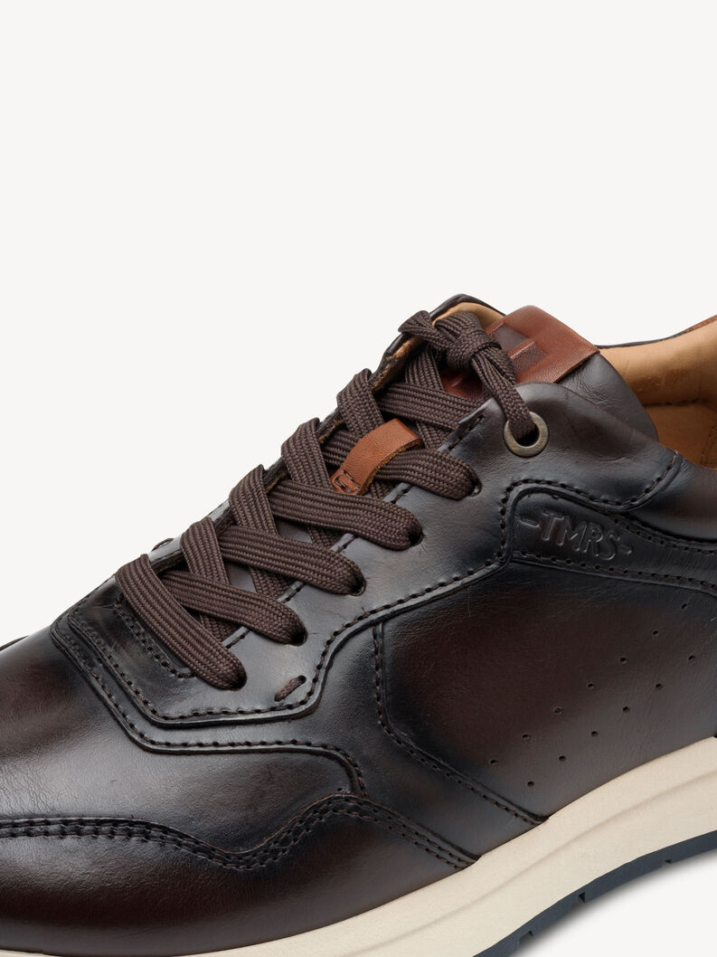 Leren Sneaker - bruin, DARK BROWN, hi-res