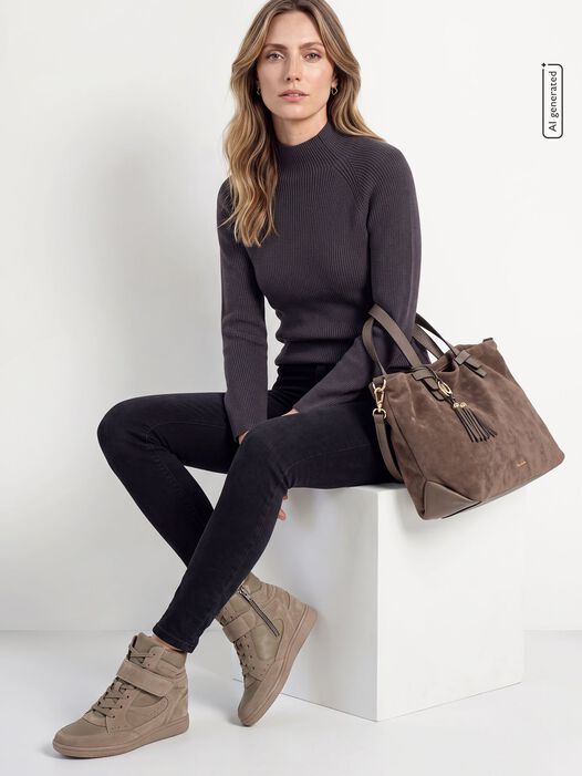Sneaker, TAUPE, hi-res