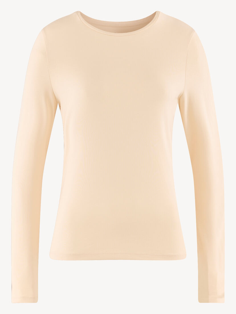Shirt met lange mouwen, Tapioca, hi-res