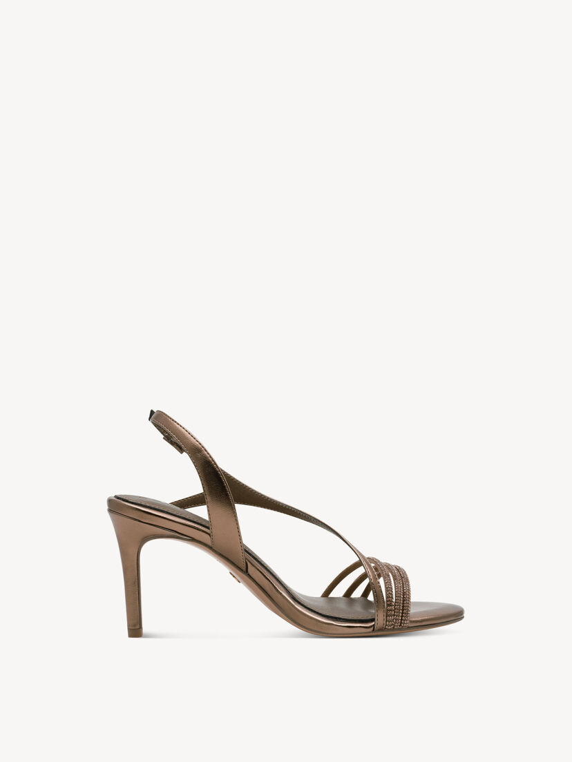 Sandaaltje - metallic, COPPER, hi-res