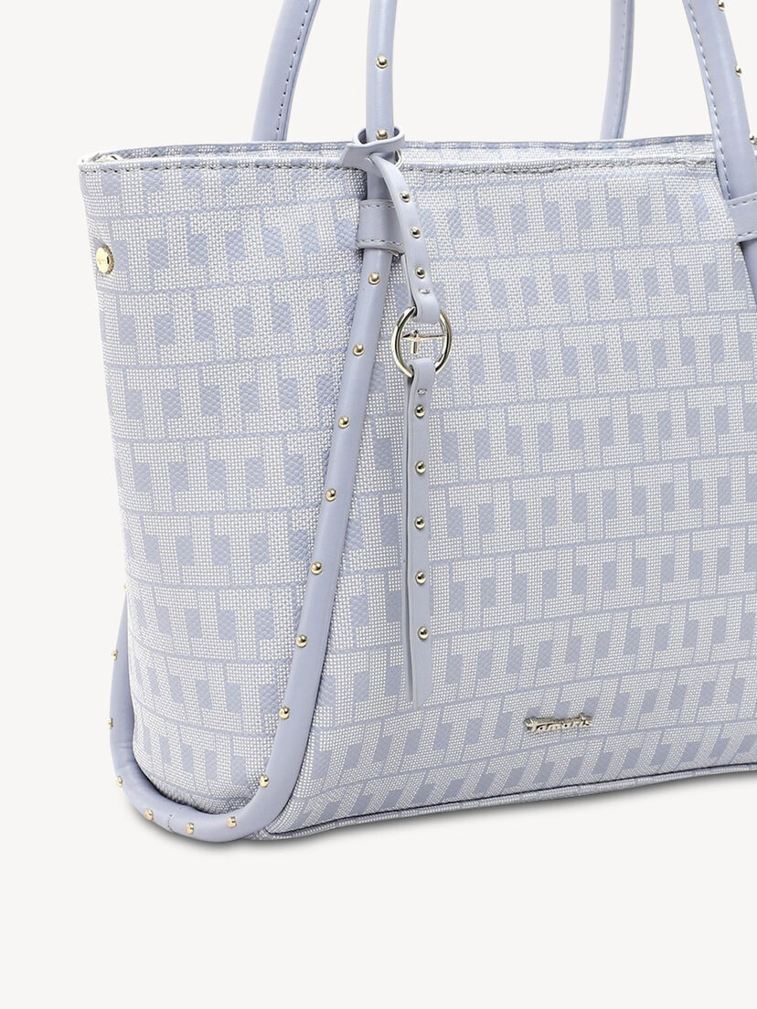 Shopper - blauw, greyblue, hi-res