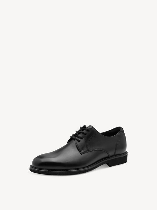 Derbie, BLACK LEATHER, hi-res
