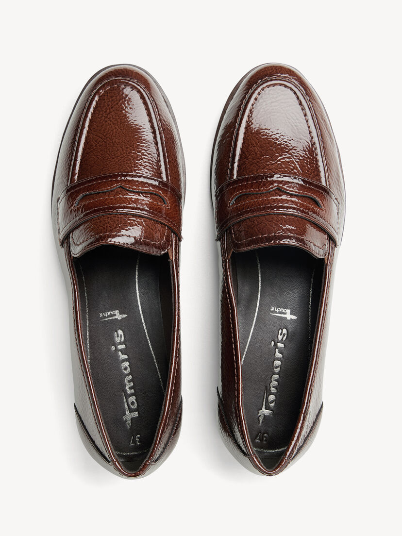 Instappers - bruin, cognac, hi-res