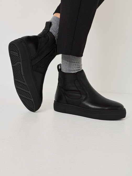 Stiefelette, BLACK UNI, hi-res