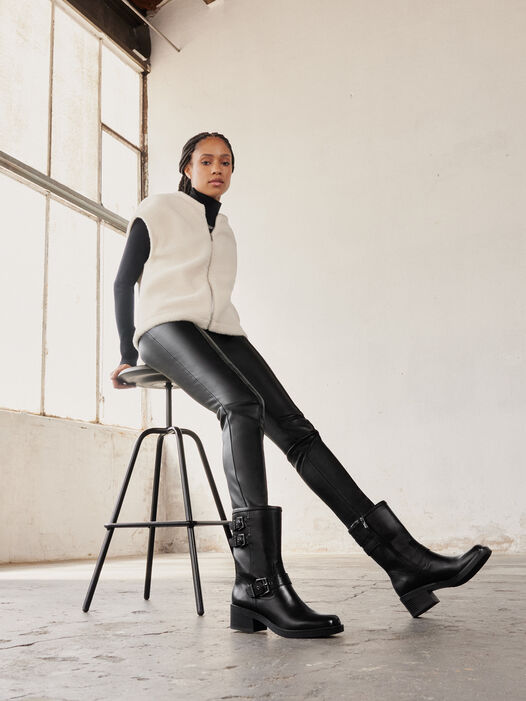 Enkellaarsje, BLACK, hi-res