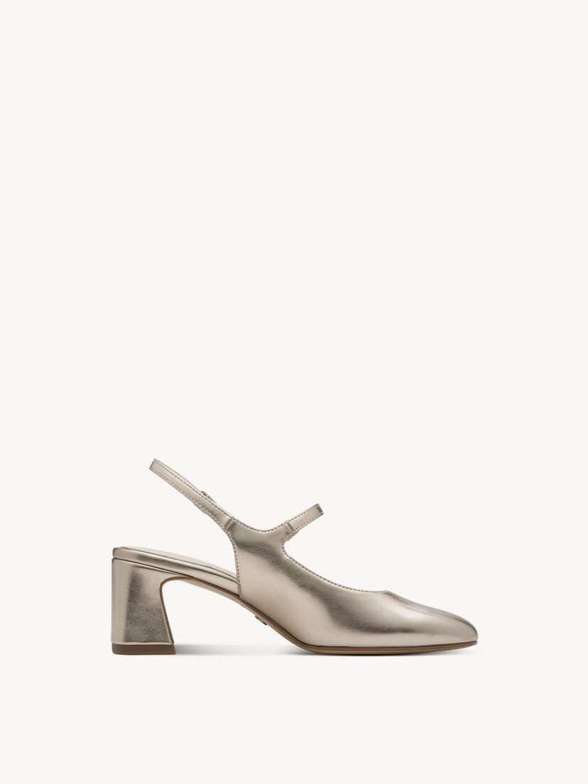 Slingpumps - metallic, LIGHT GOLD, hi-res