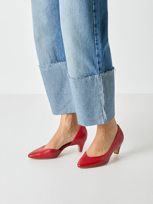 Pumps, RED, hi-res