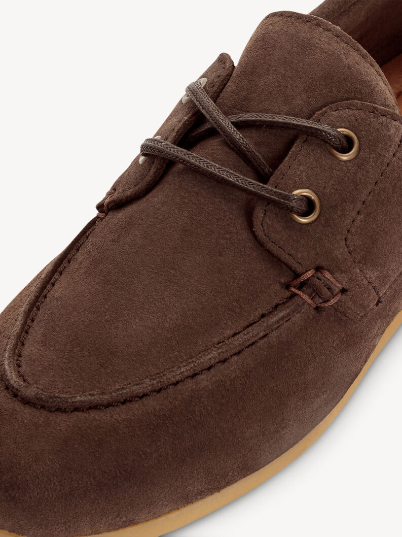 Leather Moccasin - brown, 304, hi-res