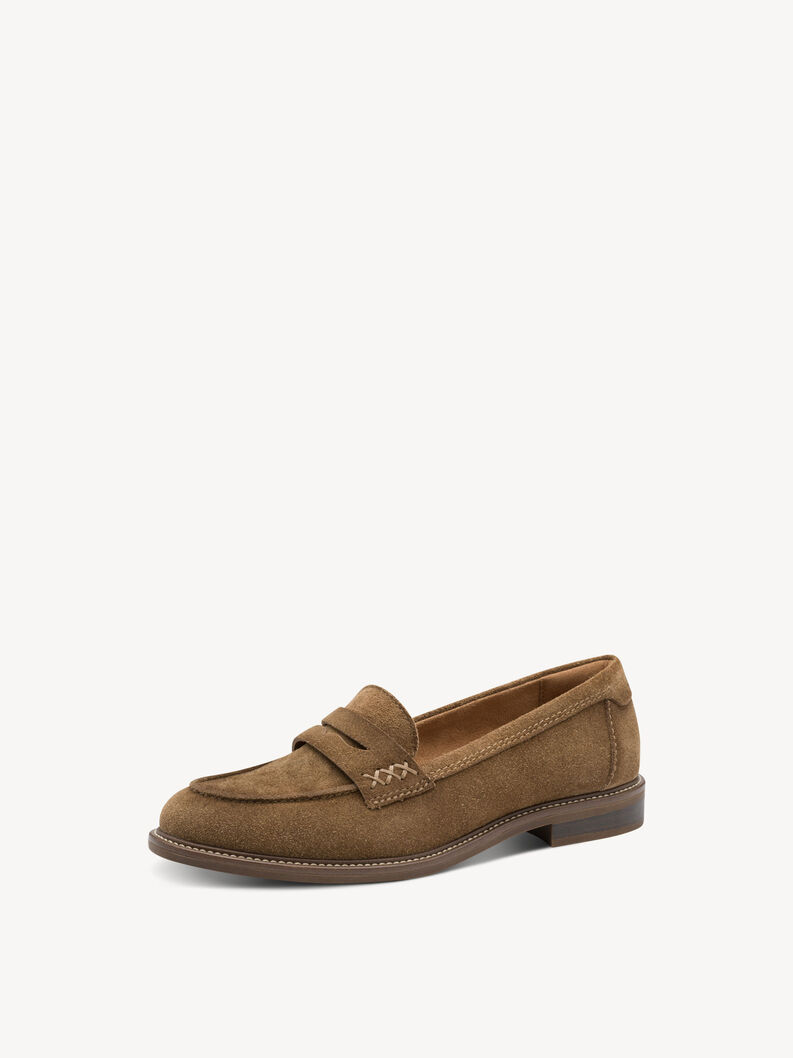 Lederslipper - braun, CAMEL, hi-res