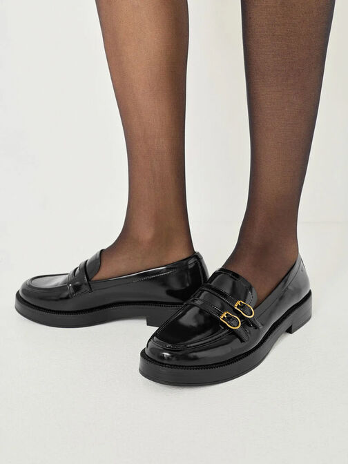 Slipper, BLACK, hi-res