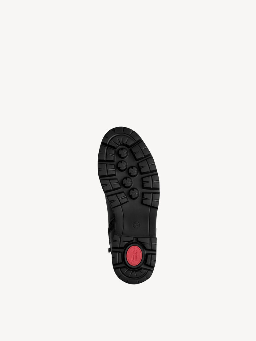 Leren Chelseaboot - zwart, BLACK/LEO, hi-res