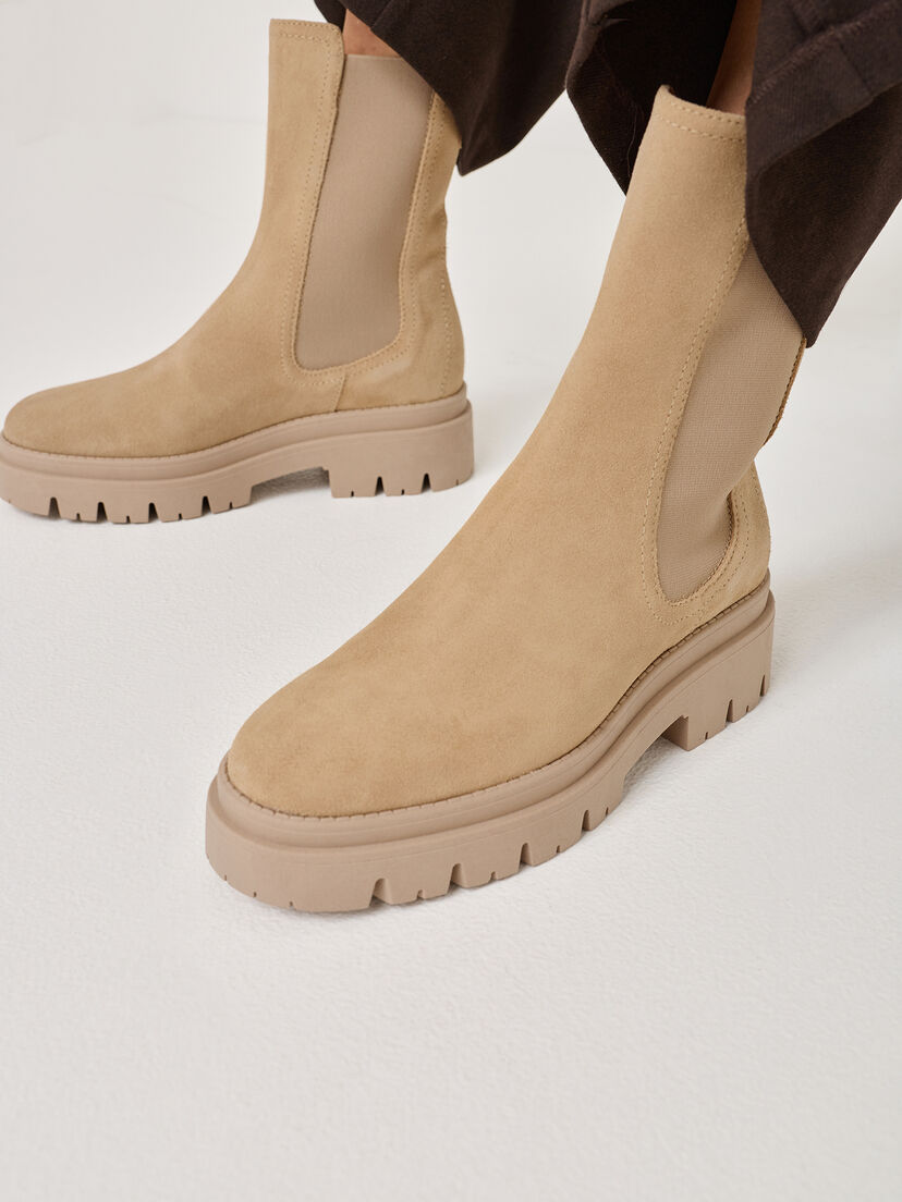 Chelseaboot, BEIGE SUEDE, hi-res