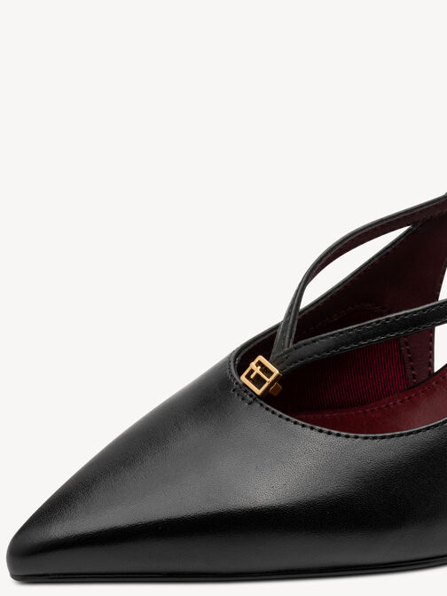 Pumps, BLACK LEATHER, hi-res