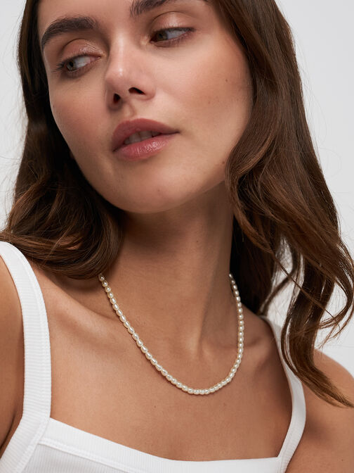 Halskettinge, ros&eacute;gold, hi-res