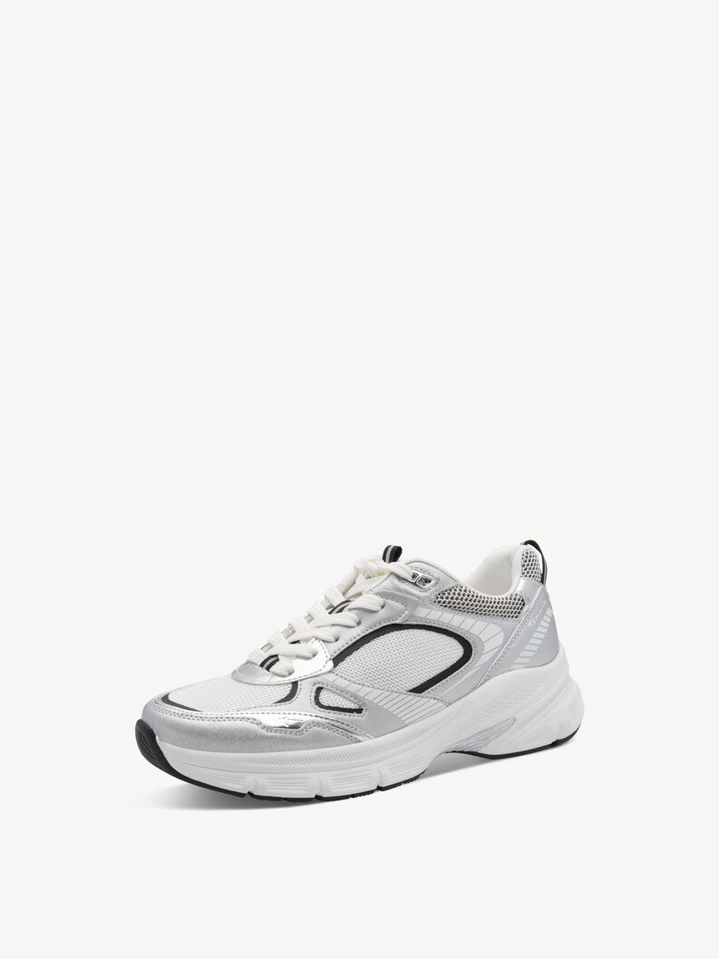 Sneaker - metallic, SILVER, hi-res