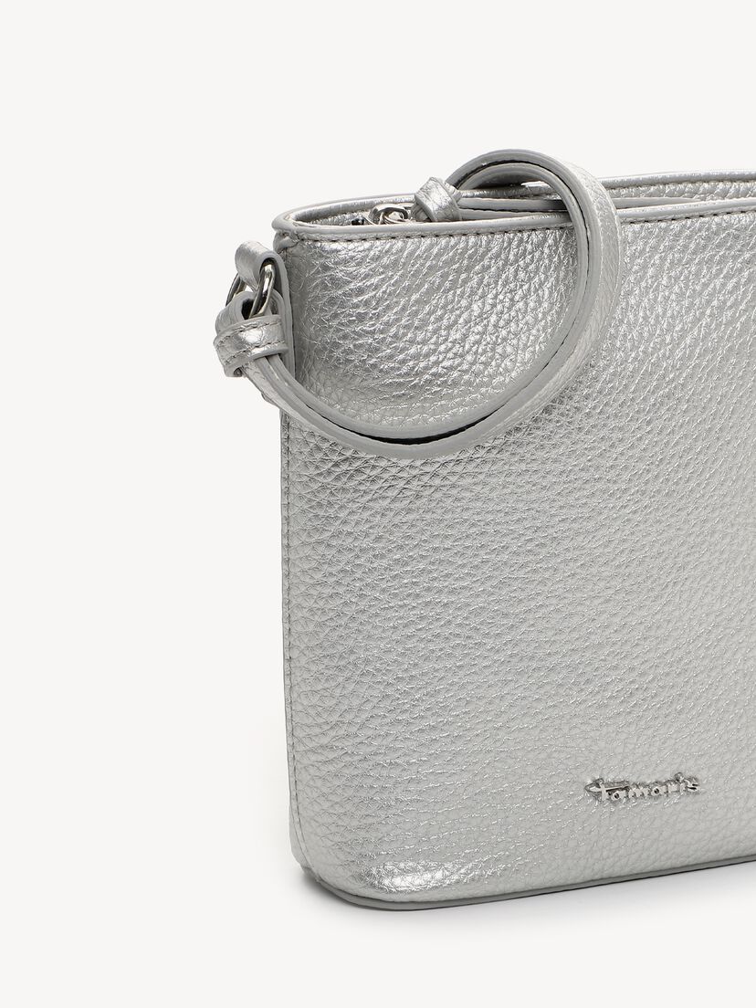 Schoudertas - zwart, shinysilver, hi-res