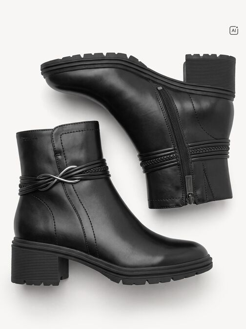 Bootie, BLACK, hi-res