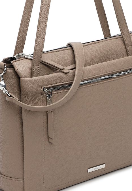 Sac cabas, taupe, hi-res