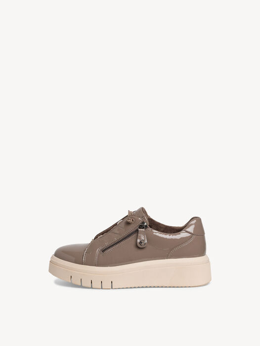 Sneaker, TAUPE PATENT, hi-res