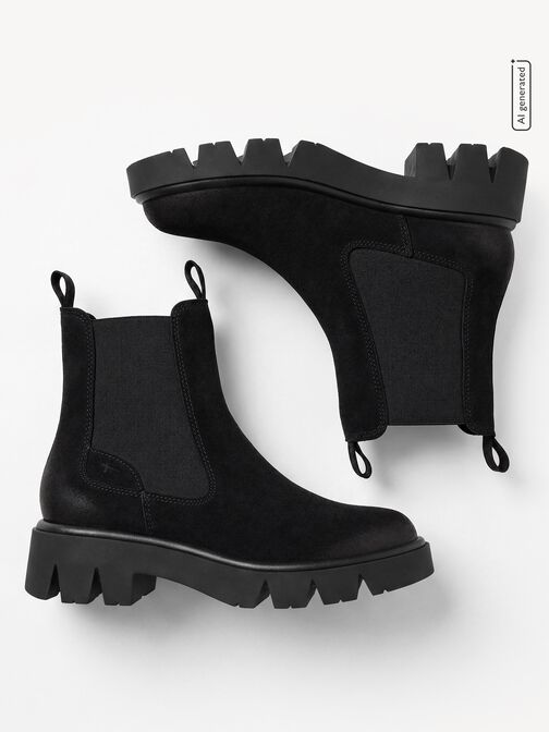 Chelsea boot, BLACK, hi-res