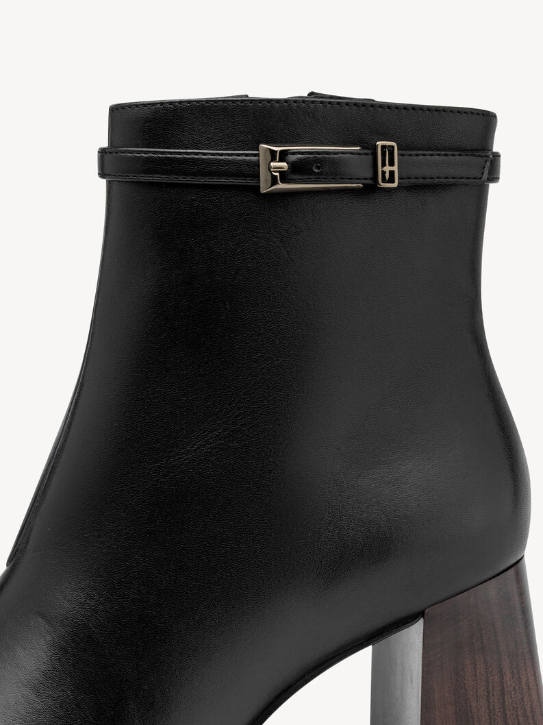 Bottine, BLACK LEATHER, hi-res