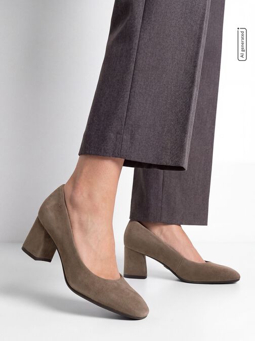 Pumps, TAUPE SUEDE, hi-res