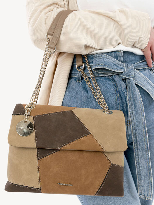 Schoudertas, brown, hi-res