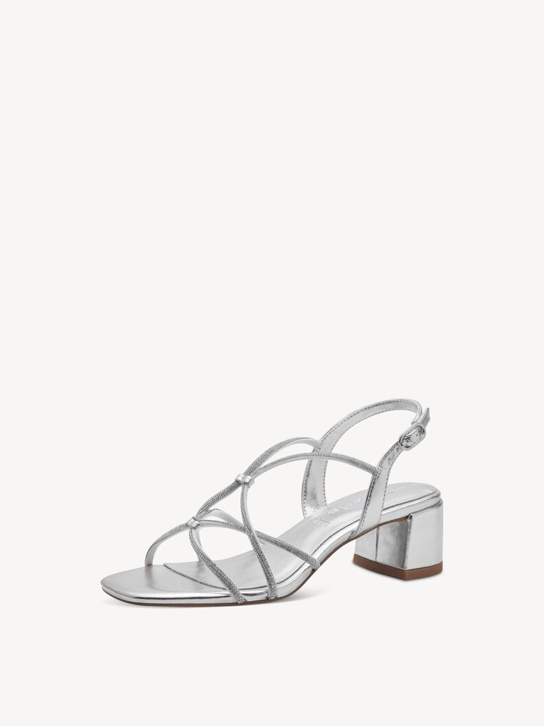 Sandalette - silber, SILVER, hi-res