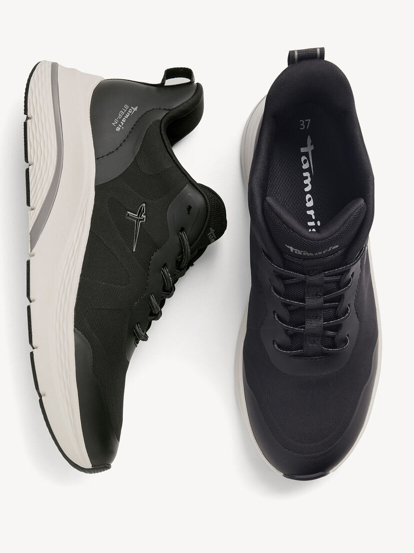 Sneaker - zwart, BLACK, hi-res