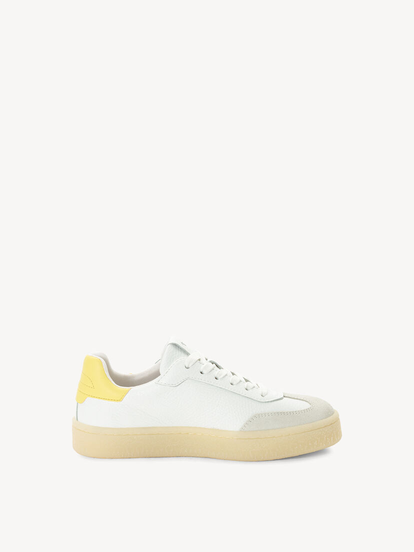 Leren Sneaker, WHITE COMB, hi-res