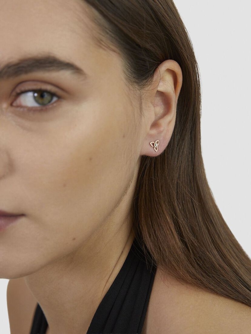 Oorringen, ros&eacute;gold, hi-res