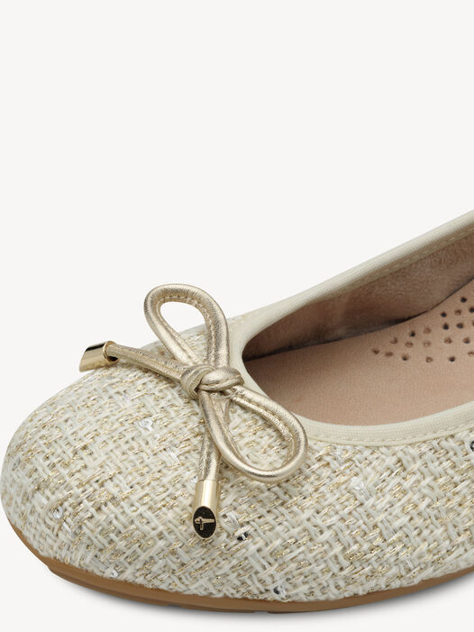 Ballerina, BEIGE/GOLD, hi-res