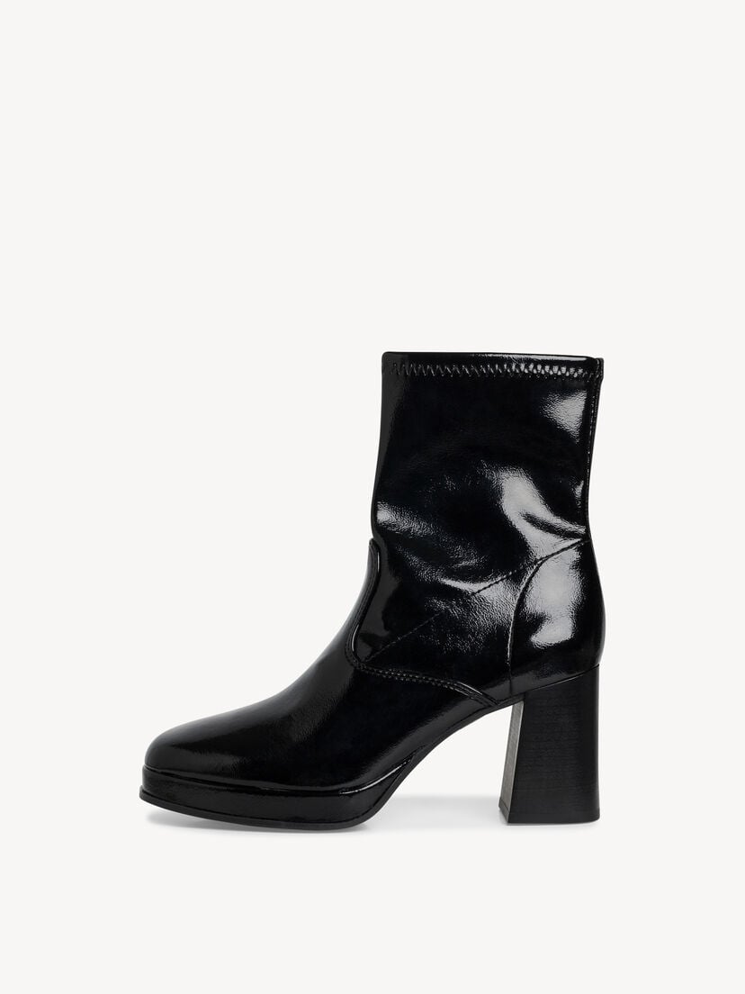 Enkellaarsje, BLACK PATENT, hi-res