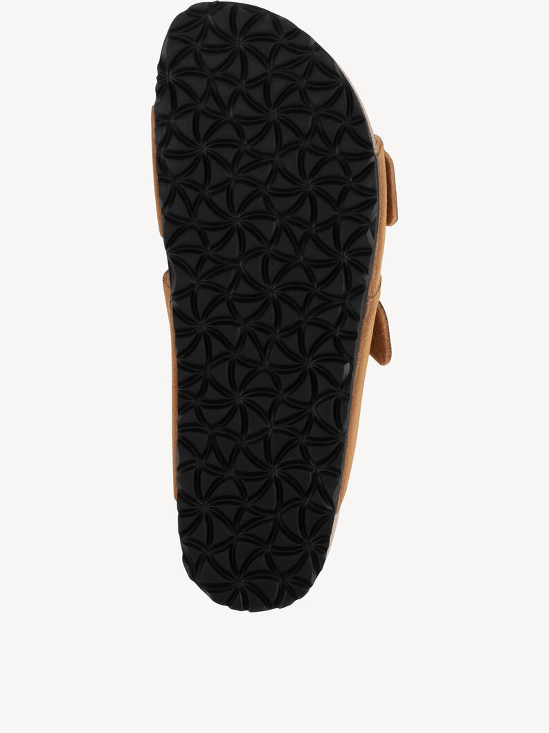 Pantolette - braun, COGNAC NUBUC, hi-res