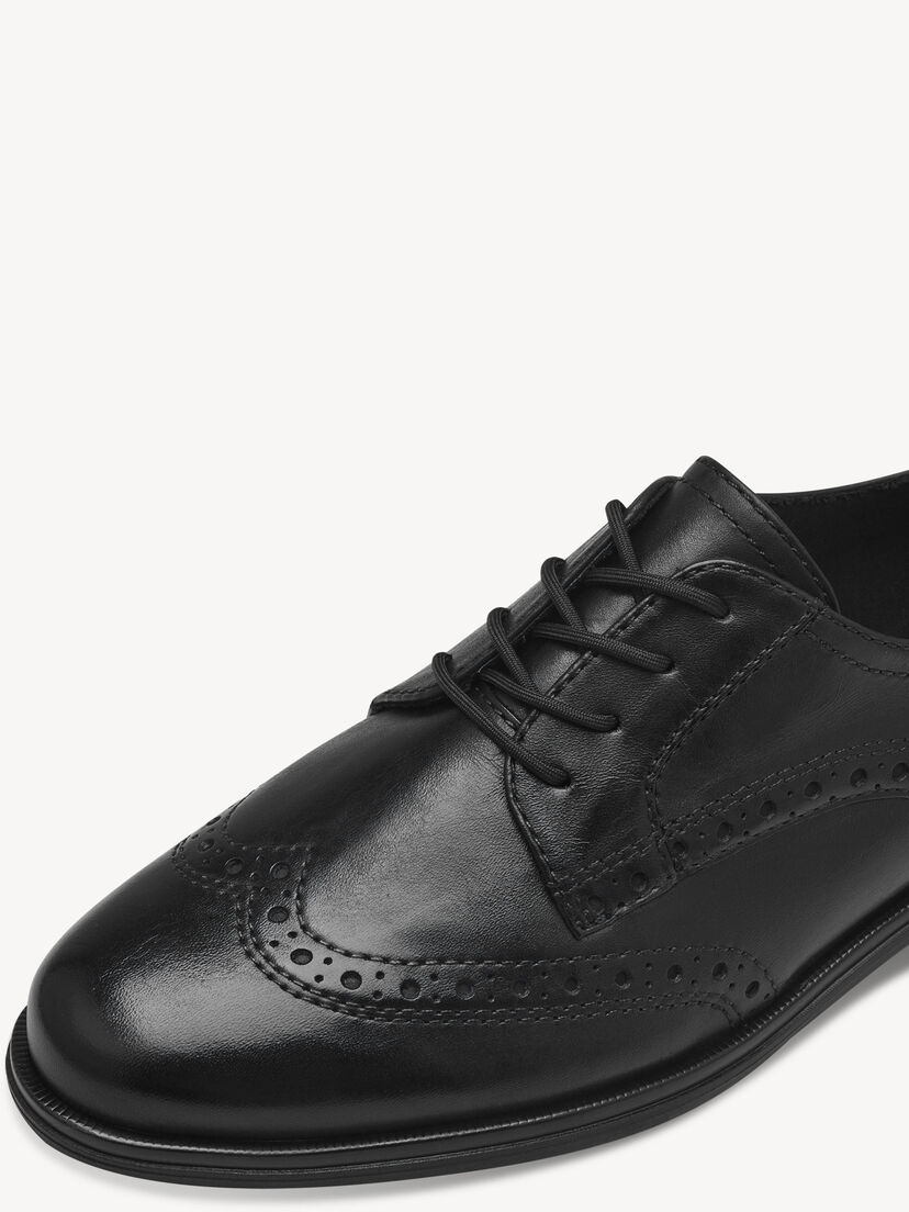 Lage schoen, BLACK LEATHER, hi-res