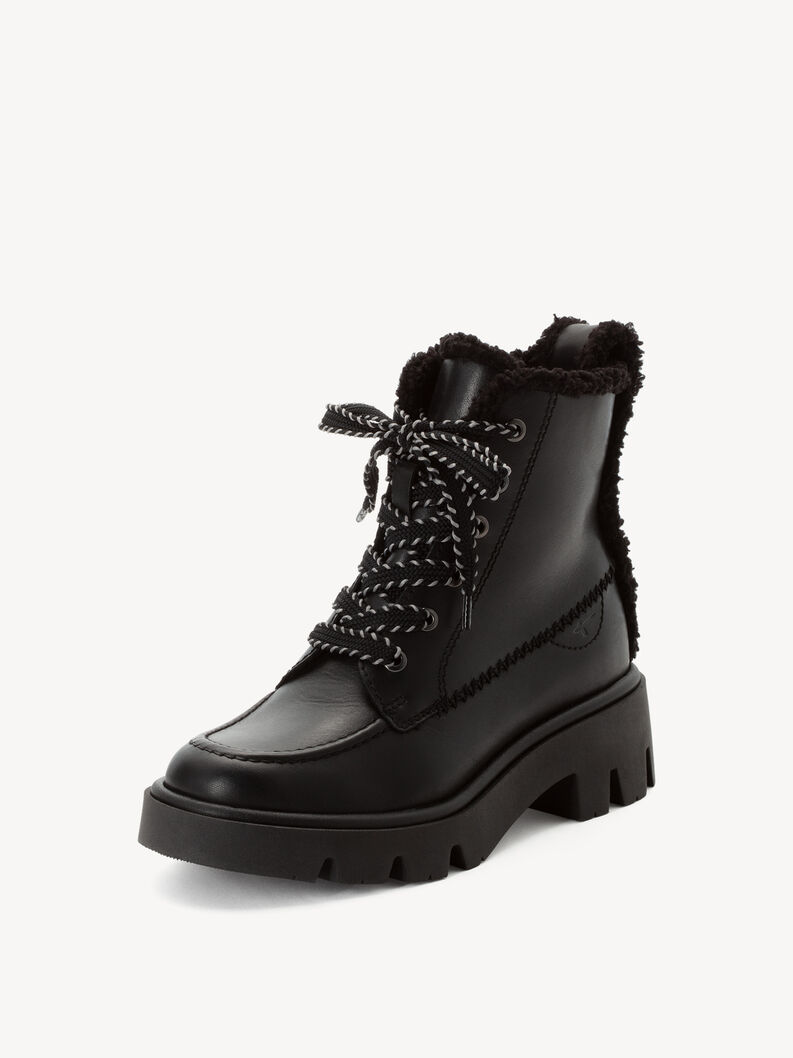 Bottine - noir doublure chaude, BLACK LEATHER, hi-res