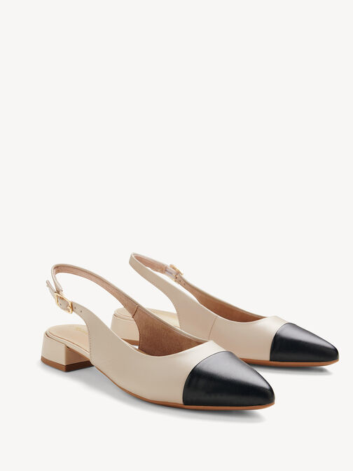 Slingpumps, IVORY LEA.COMB, hi-res