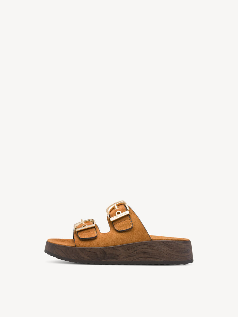 Slipper - bruin, cognac, hi-res